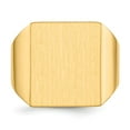 thumbnail image 4 of Solid 14k Yellow Gold Men's Engravable Signet Ring (17.8mm) - Size 13, 4 of 5