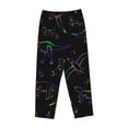 thumbnail image 4 of Kll Womens Dinosaur Print Pajama Pants Soft Pajama Bottoms For Women Cozy Lounge Pants, 4 of 9
