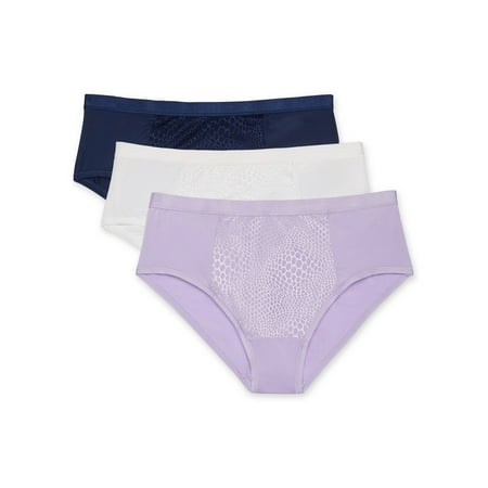 

Warners Blissful Benefits Tummy-Smoothing Microfiber Hipster 3-Pack RU5023W