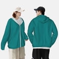 thumbnail image 4 of Lsque Teal UPF 50+ Lightweight Sun Protection Men's Women's Long Sleeve Shirt, Hoodie Performance -Medium, 4 of 9