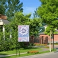 thumbnail image 6 of Wukai Round Snow Merry Christmas Garden Flags Double Sided Welcome Garden Yard House Flags Outside Outdoor House (Only Flag), 6 of 8