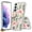 Flowers & Butterfly, variant on For Samsung Galaxy S24+ /S24 Plus Floral Patterns Design Transparent TPU Silicone Shock Absorption Bumper Hard Back Phone Case Cover by Xpression - Pink Roses Flower