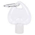 thumbnail image 1 of Squeeze Bottle With Keychain, Keychain Travel Bottle Transparent Plastic Clear Keychain Bottles Durable With PET Plastic Material For Travel For Liquid Filling Heart Shape,Leaf, 1 of 8