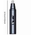 thumbnail image 3 of Nose Trimmer - 300mAh - Waterproof - Nose Hair Trimmer - Ear Trimmer - Beard Trimmer - Eyebrow Trimmer - Men's Nose Hair Trimmers - Rechargeable Nose Trimmer - LED Screen - Washable - USB, 3 of 6