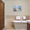 thumbnail image 2 of ZHONGYUTONG Beach Canvas Wall Art for Bathroom Seaside Bicycle Pictures Seascape Scene Painting Ocean Artwork for Coastal Themed Decor Framed (28.00" x 42.00"), 2 of 5