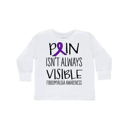

Inktastic Fibromyalgia Awareness Pain Isn t Always Visible Gift Toddler Boy or Toddler Girl Long Sleeve T-Shirt