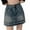 Blue, variant on JIKNTTR 2025 Stretchy Jean Skorts For Woman Summer High Waisted High Waist Denim Skorts Skirt Shorts Fashion Casual Jeans Skirt Denim Shorts Dailywear