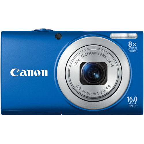 Canon PowerShot A4000 IS 16 Megapixel Compact Camera, Blue