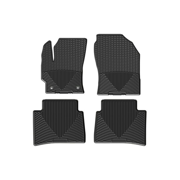 WeatherTech All-Weather Floor Mats compatible with Toyota Corolla, Corolla Hybrid - 1st & 2nd Row, Black