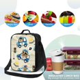thumbnail image 4 of Disketp Animals Driving Police Car Bolsa Térmica Estampada para Almuerzo, Lonchera para Hombres y Mujeres Adultos, 4 of 7