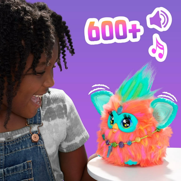 Furby Boom Funniest Interactive Talking Beautiful Teal Fur, Ears