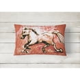 thumbnail image 2 of Carolines Treasures MW1170PW1216 Shadow the Horse in Red Canvas Fabric Decorative Pillow 12H x16W multicolor, 2 of 3