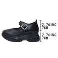 thumbnail image 6 of ZACPNCV Womens Platform Mary Janes Shoes Decorative Buckle Plus Size Spring Summer Thick Sole Height Increasing Casual Flats, 6 of 9