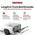 thumbnail image 3 of Yakima LongArm Aluminum Hitch Mounted Adjustable Truck Bed Extender Rack, 3 of 12