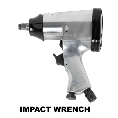 HYCHIKA  71 Piece Air Tool and Accessories Kit, Impact Wrench, Air Ratchet, Die Grinder, Aire Hammer, Hose Fittings, Storage Case