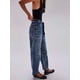thumbnail image 5 of Pantalones Vaqueros Holgados de para Mujer, de Tiro Bajo, con Parches y Pernera y Bolsillos. Salpicaduras de Tinta M, 5 of 9