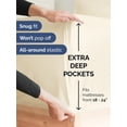 thumbnail image 3 of Extra Deep Queen Sheet Set Piece Breathable & Cooling Sheets Hotel Luxury Bed Sheets Set Easy & Secure Fit Soft Wrinkle & Comfy Sheets Set Sheet Set w/Extr, 3 of 8