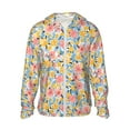 thumbnail image 1 of Balery Watercolor Wildflowers Sudadera ligera de manga larga con capucha y protección solar UPF 50+ para hombre y mujer, ideal para pesca y running-X-Large, 1 of 7