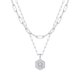 thumbnail image 1 of Dainty Silver Initial Necklaces for Women Silver Necklaces for Women A Z 26 Alphabet Initial Necklaces for Teen Girls Jewelry, 1 of 4