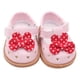 thumbnail image 2 of 2x 1 par de de de material cuero en miniatura hechos de material cuero sintético PU para niñas de 18 pulgadas perfke Zapatos de muñeca Bowknot, 2 of 7