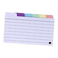thumbnail image 4 of yotijay 150 Pcs 3x5 Index Card Dividers, Tabbed Index Cards, Assorted Color Flash Cards, Square Index Tabs, 4 of 5