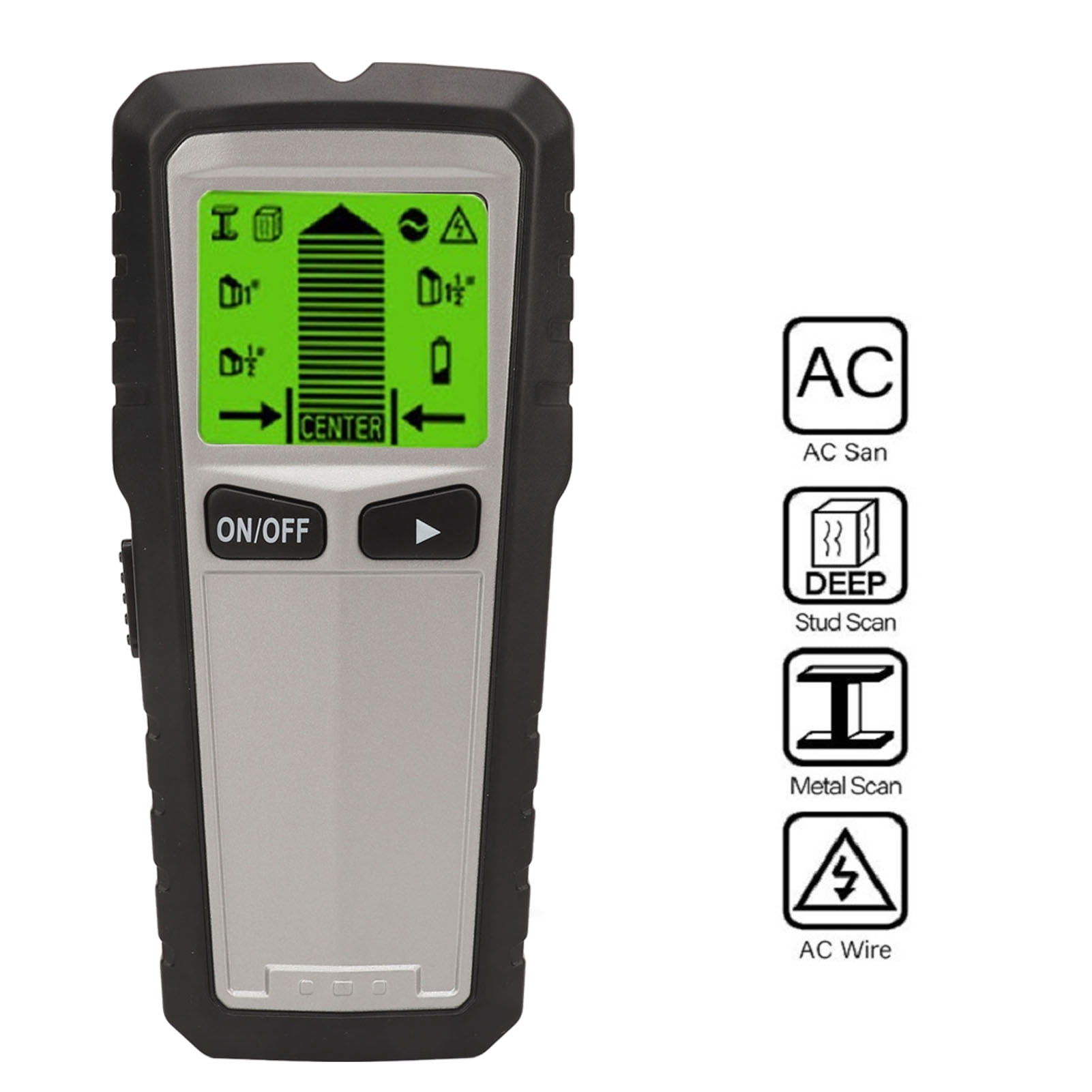 BOKYAN Stud Finder Wall Scanner Stud Detector with LCD Display for Wood AC Wire Metal Studs Joist Pipe (7.48 inches / 19 cm)