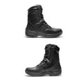 thumbnail image 5 of BURUDANI Men's Military Tactical Work Boots Side Zipper Leather Motorcycle Combat Boots, 5 of 8