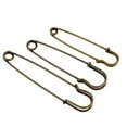 thumbnail image 3 of veasfak 3 Pcs Épingles en Acier Inoxydable Robustes pour Couvertures Jupes Bronze 3 Pcs, 3 of 7