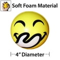 thumbnail image 3 of Emoji Face Foam Balls for Inflatable Games, 6 Pack, 3 of 8