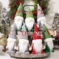 thumbnail image 4 of Adornos navideños para el hogar, adornos con nombre hechos a mano, muñecos de gnomo de punto, elfos, enanos sin rostro, accesorios, regalos de Navidad para niños, 4 of 5