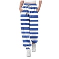 thumbnail image 1 of Fall Saving! HVOBTTY Kid's Long Straight Leg Sweatpants, Children Sports Pants Boys Full Length Pants Children Long Pants Wearing Pants with Pockets Outside Blue, 5 Years, 1 of 4