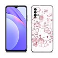 thumbnail image 1 of Funda bonita de Hello Kitty para teléfono Xiaomi, carcasa negra para Mi POCO X5 X4 X3 NFC F4 F3 GT 5G C50 C55 C40 F1 M5 S M4 M3 F2 Pro 5G zhangmengya LED, 1 of 2