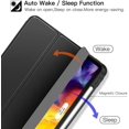 thumbnail image 5 of Funda para iPad Pro 11 2020 (2.ª generación), funda protectora ultrafina de TPU suave con soporte para lápices, función de reposo/activación automática para iPad Pro de 11 pulgadas 2020, color negro oso de fresa  Electrónica, 5 of 5