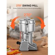 Grain Mill Grinder Electric 2500g, Swing Herb Mill Grinder for Dry Spice Herbs