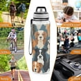 thumbnail image 7 of Dogs Heads Sports Water Bottle Portable Travel Mug 32oz BPA Free Leak Proof Straw Transparent Tritan for Gym Yoga Cycling Camping, 7 of 7
