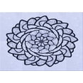 thumbnail image 1 of Ahgly Company Machine Washable Indoor Rectangle Transitional Lavender Blue Area Rugs, 8' x 12', 1 of 7