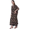 thumbnail image 5 of Miss Lavish London Kaftan Dresses for Women,Beach Kaftan Coverups,Hawaiian Coverups for Women,Long Beach & Swimsuit Coverups,Plus Size African Caftan Dress,Moroccan Style Loungewear Black XXL, 5 of 6