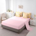 thumbnail image 5 of Erosebridal Yellow Funny Capybara 7-Piece Twin Bedding Sets,Cute Orange Pattern Bedding Comforter Set For Capybara Lovers ,Reversible Pink, 5 of 7