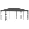 thumbnail image 4 of vidaXL Gazebo Anthracite Polyester fabric 9.8 x 9.8 ft Decorative Inlays, 4 of 10