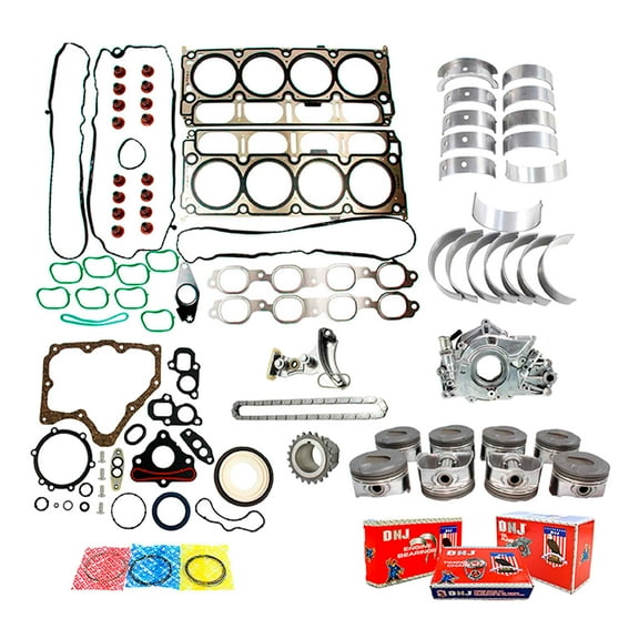 DNJ EK4308M Master Engine Rebuild Kit Fits Cars & Trucks 2014-2020 Chevrolet 5.3L V8 16V OHV 5328cc