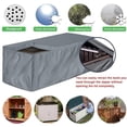 thumbnail image 3 of Caja de almacenamiento para patio al aire libre, impermeable, a prueba de lluvia, a prueba de polvo, protector solar, cubierta protectora, cubierta con cremallera, 3 of 5