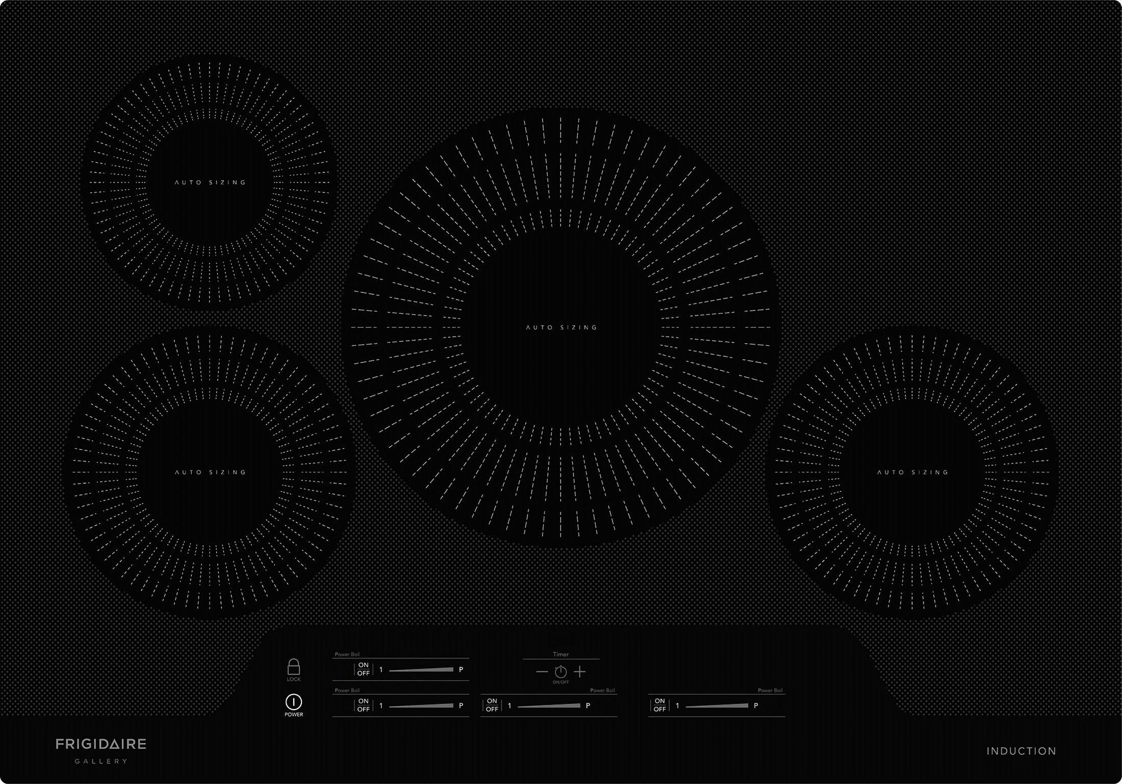 Frigidaire Gallery FGIC3066TB 30 inch Black Induction Cooktop