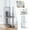 White, variant on Toothbrush Stand with Toothbrush Cup,Toothpaste Storage Organizer,Electric Toothbrush Holder,Bathroom Countertop Organizer,Multi-Use Makeup Brush Pen Holder,Ventilated Hygienic Storage Rack