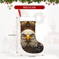 thumbnail image 4 of Disketp Vintage Pattern Bald Eagle Christmas Stockings, Xmas Stocking for Family Holiday Season Décor, Personalized Holiday Indoor Decorations, 4 of 7