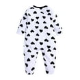 thumbnail image 6 of Odeerbi Baby Girls Boys Clothes Newborn Infant Footie Rompers Autumn Zipper Long Sleeve Romper, 6 of 9