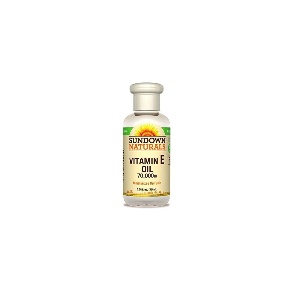 Sundown Naturals Vitamin E Oil 70000 IU, 2.5 Fluid Ounce