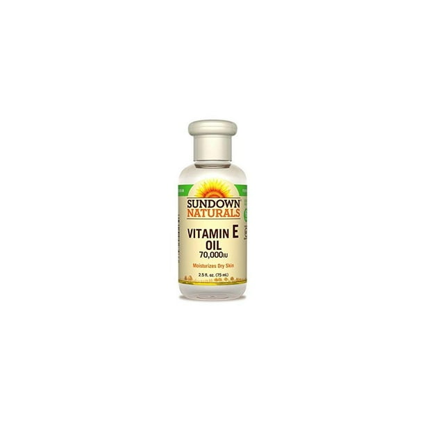 Sundown Naturals Vitamin E Oil 70000 IU, 2.5 Fluid Ounce