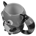 thumbnail image 4 of Taza de mapache Animal, taza de café de cerámica, taza de agua Animal Adorable, taza de té de cerámica, taza para beber, 4 of 7