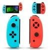 TSV Wireless Joy-Con Controller for Nintendo Switch/ Lite/ OLED, Wireless Controller Gaming Gamepad JoyPad for Nintendo Switch Console, Gyro Axis Dual Shock