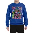 thumbnail image 3 of Colorful Beagle | Dogs Love You | Dean Russo Art Animal Lover Unisex Crewneck Sweatshirt, Royal, Large, 3 of 6